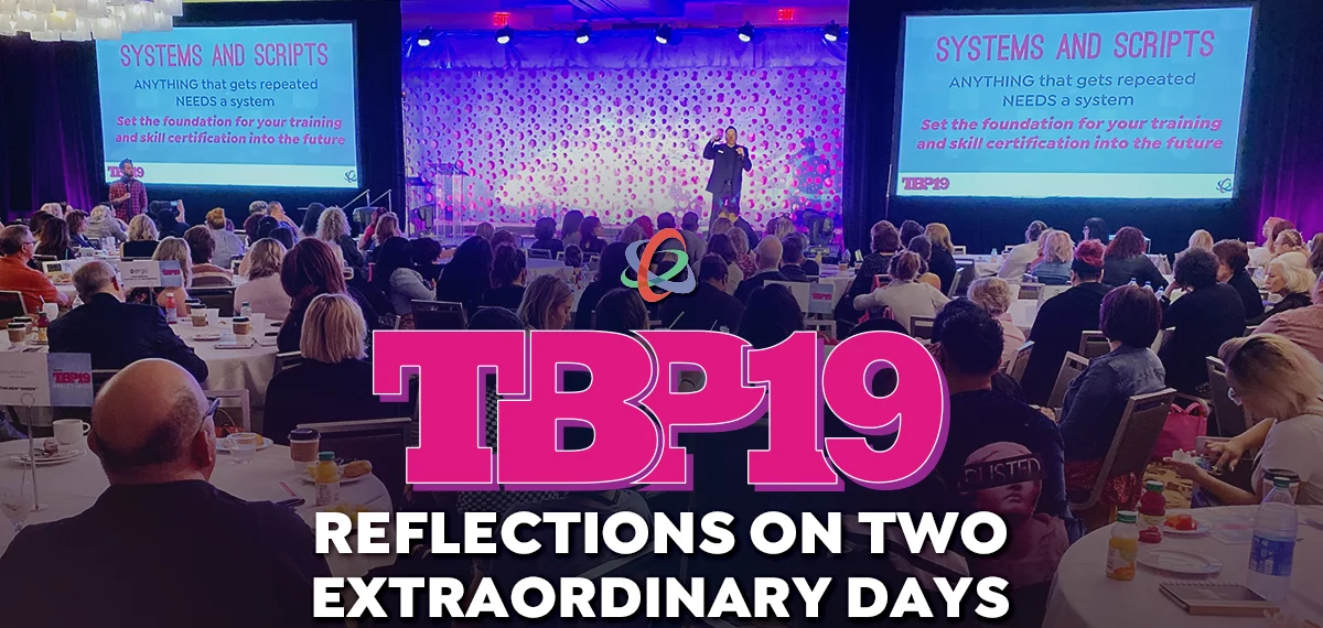 TBP19 — Reflections on Two Extraordinary Days