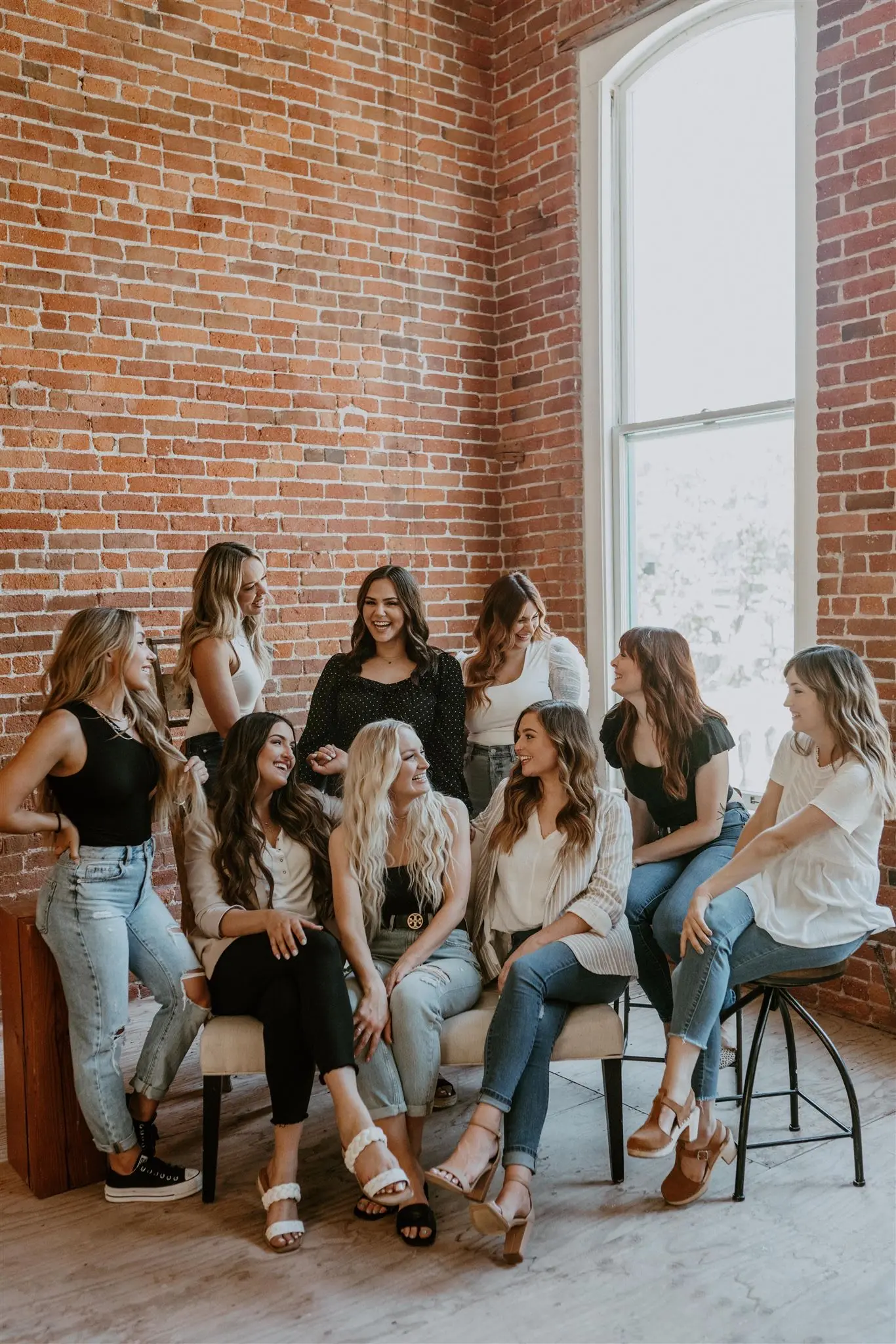 The Rarity Salon team sharing a moment together