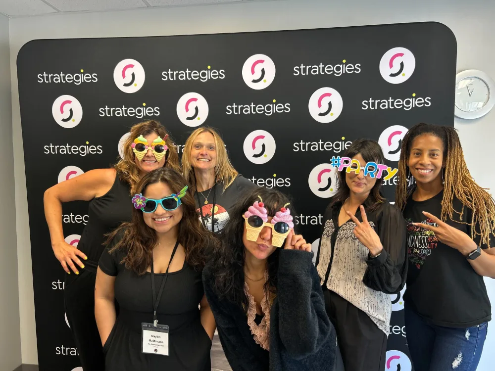 Salon and spa professionals together at a Strategies event