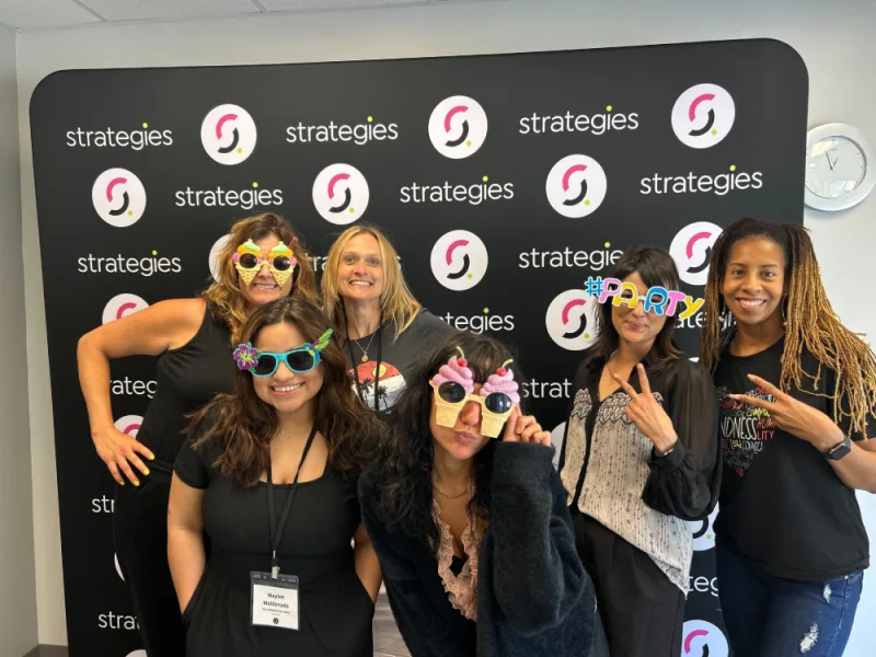Incubator attendees celebrating together at Strategies